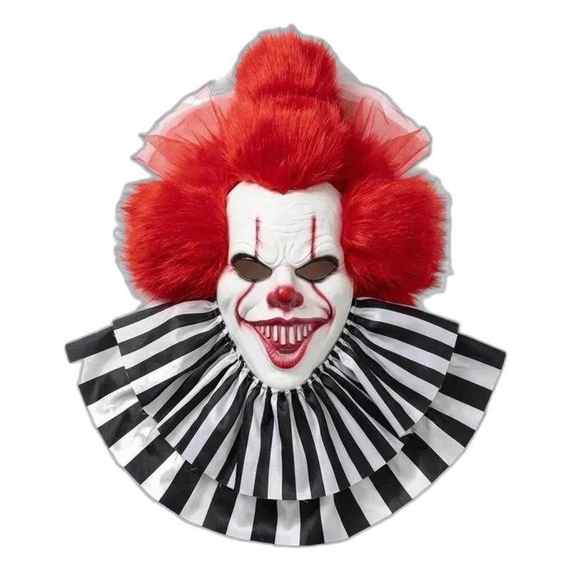 Máscara Pennywise Payaso IT con Pelo