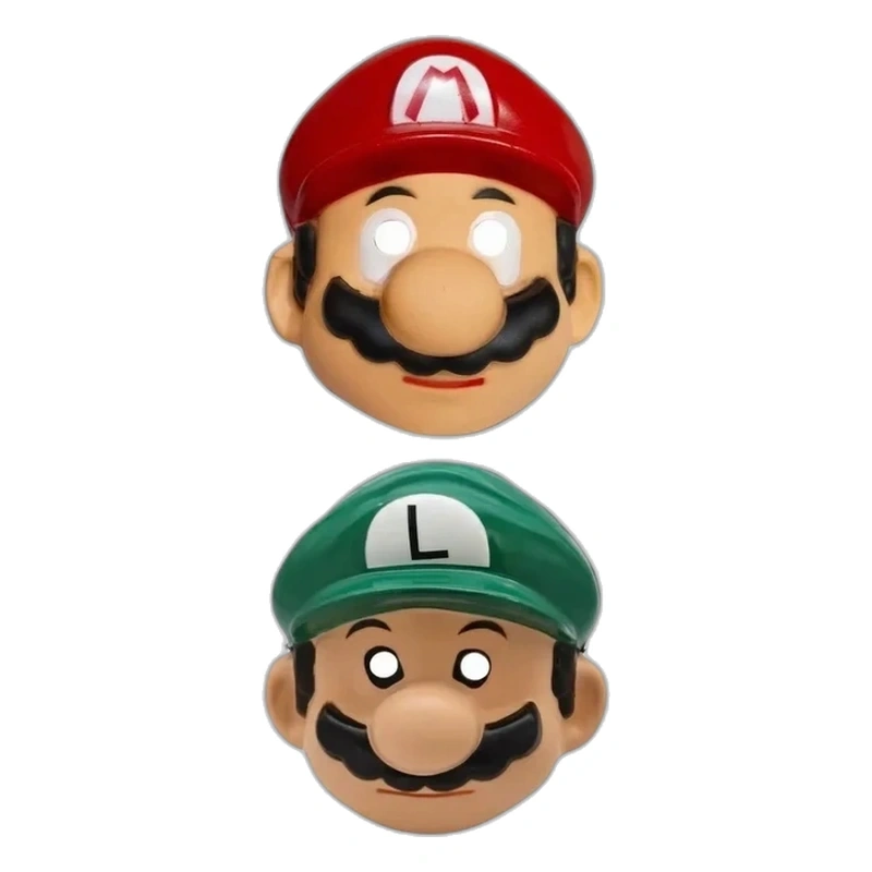 Máscara Super Mario Bros y Luigi en Acrílico